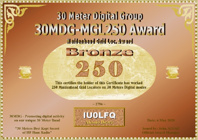 MGL 250 Bronze #2796
